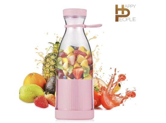 Mini kokteilinė blenderis viename pakraunama, rožinė